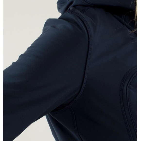 Lululemon Uba Hoodie Lux Softshell Inkwell / Black Jacket - Picture 11 of 16